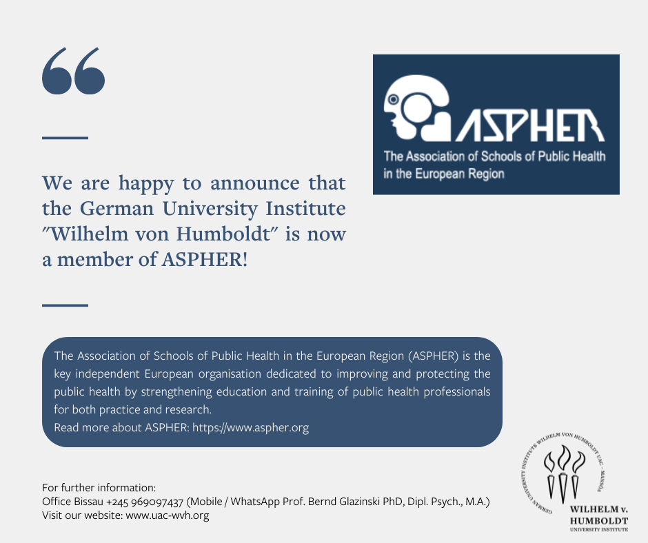 Announcement of the ASPHER membership